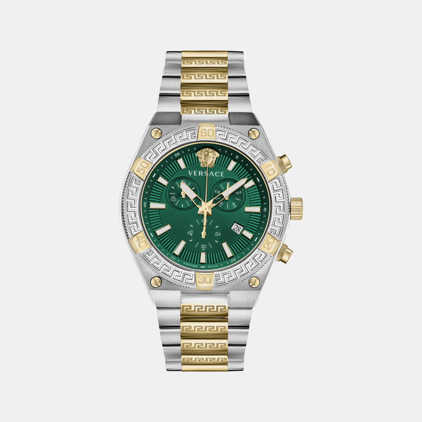 Male Green Chronograph Stainless Steel Watch VESO00622