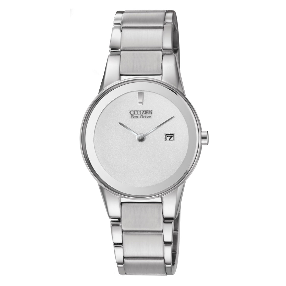 Citizen Eco-Drive Ladies Watch White Dial GA1050-51A