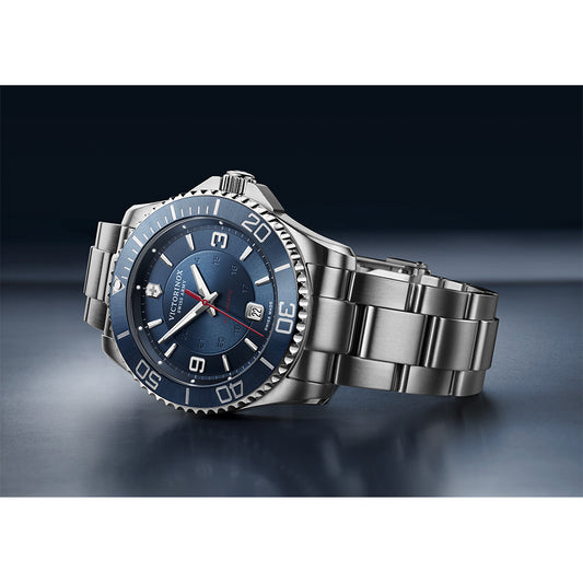 Victorinox Maverick Round Analog Blue Dial Men'S Watch