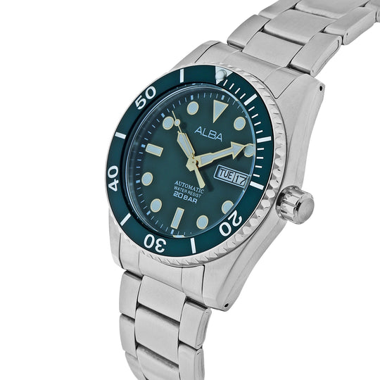 AL4287X1 Green Dial Automatic - Kamal Watch Company
