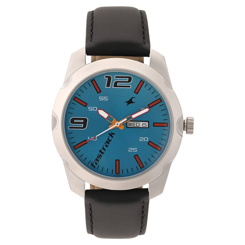 NM3123SL07 FASTRACK BLUE DIAL QUARTZ ANALOG WITH DAY DATE WATCH FOR