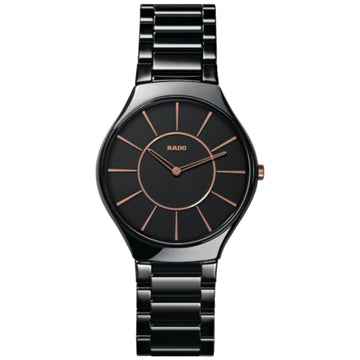 Rado True Thinline Black Dial R27741152 Watch for Men