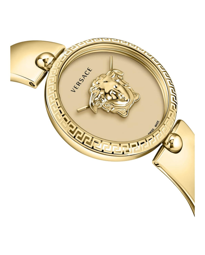 Versace Womens Palazzo Empire Gold 39mm Bracelet Watch VECO03222