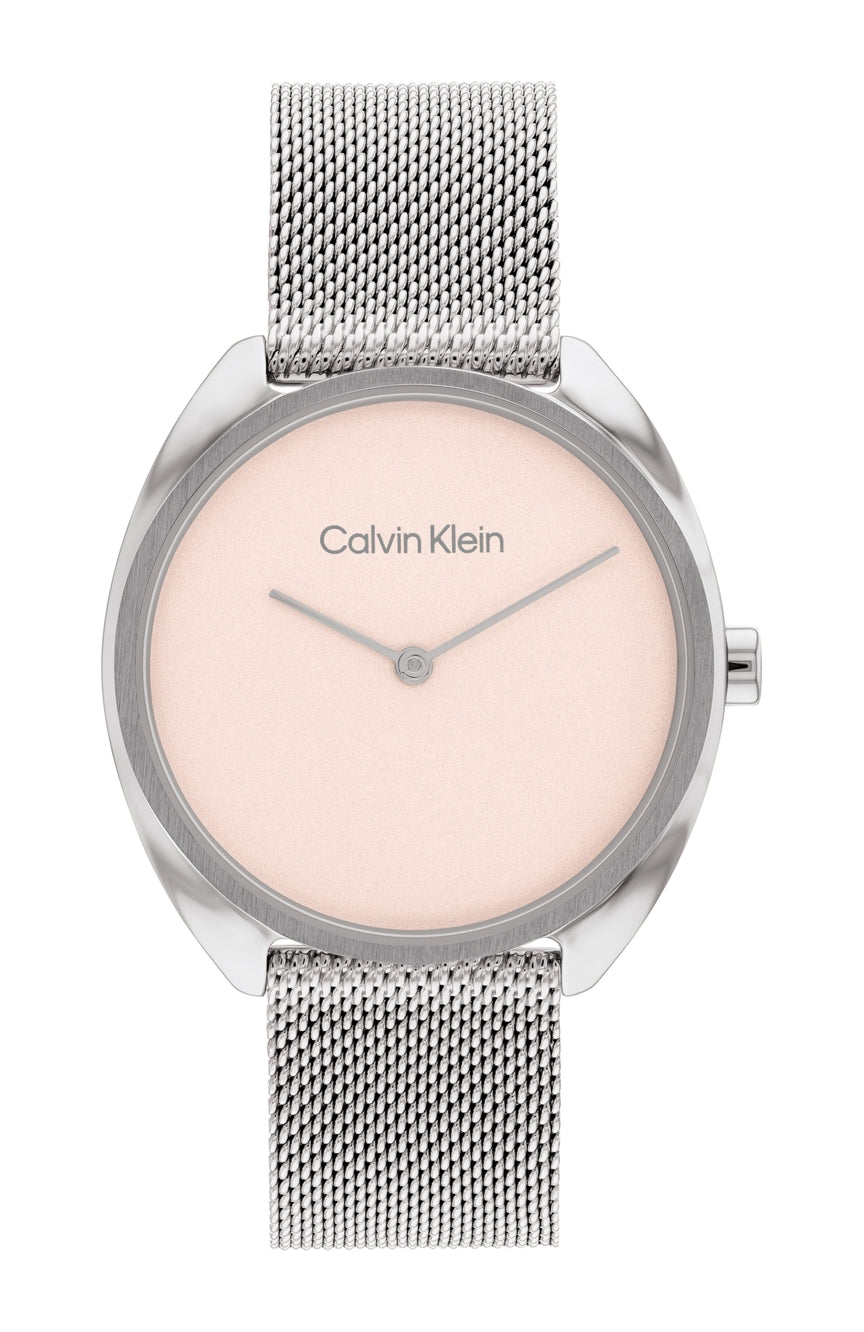 Stainless Womens Quartz 25200269 Klein Watch Steel Calvin