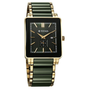 Titan Regalia Shaped Strap Watch For Men