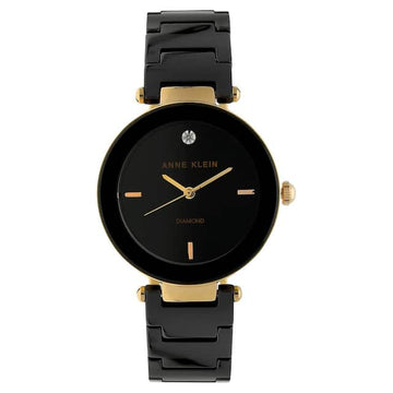 Black Dial Ceramic Strap Watch NEAK1018RGBK - Kamal Watch Company