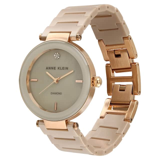 Off White Dial Ceramic Strap Watch NDAK1018RGTN - Kamal Watch Company