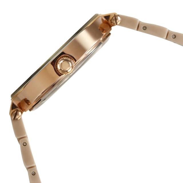 Off White Dial Ceramic Strap Watch NDAK1018RGTN - Kamal Watch Company