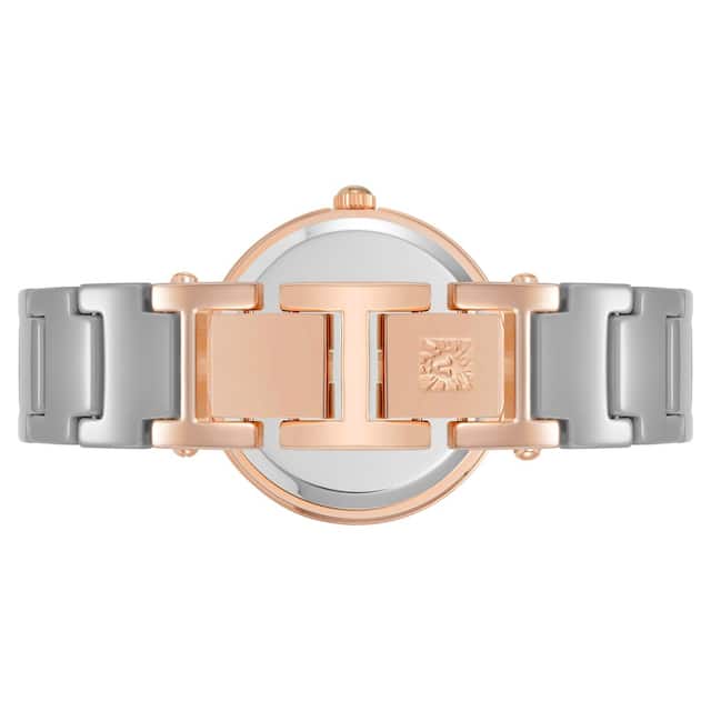 Anne Klein Grey Dial Analog Watch for Women NEAK1018TPRG - Kamal Watch Company