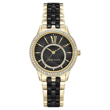 Anne Klein Quartz Analog Black Dial Ceramic Strap Watch For Women