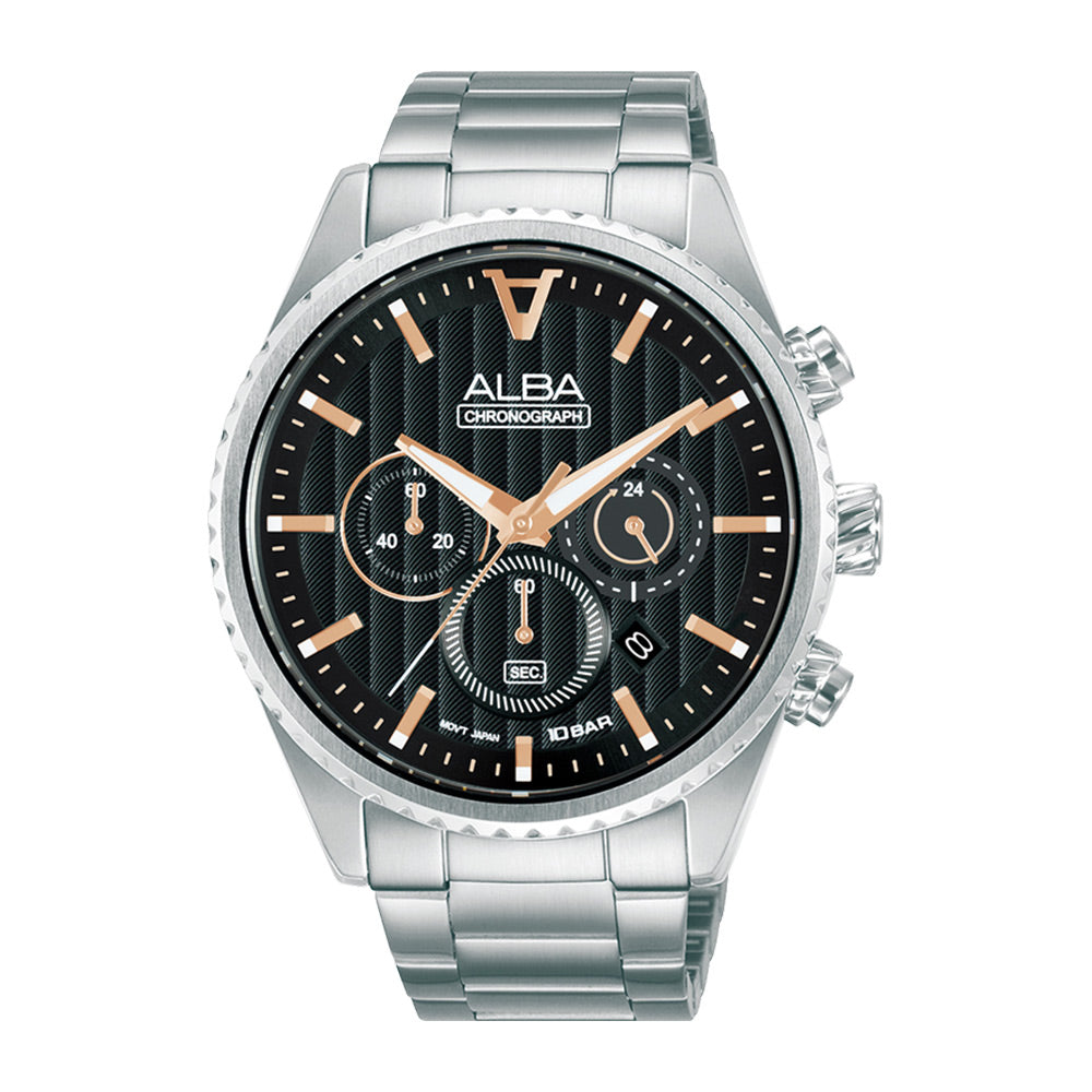 Alba 5 bar chronograph watch price deals