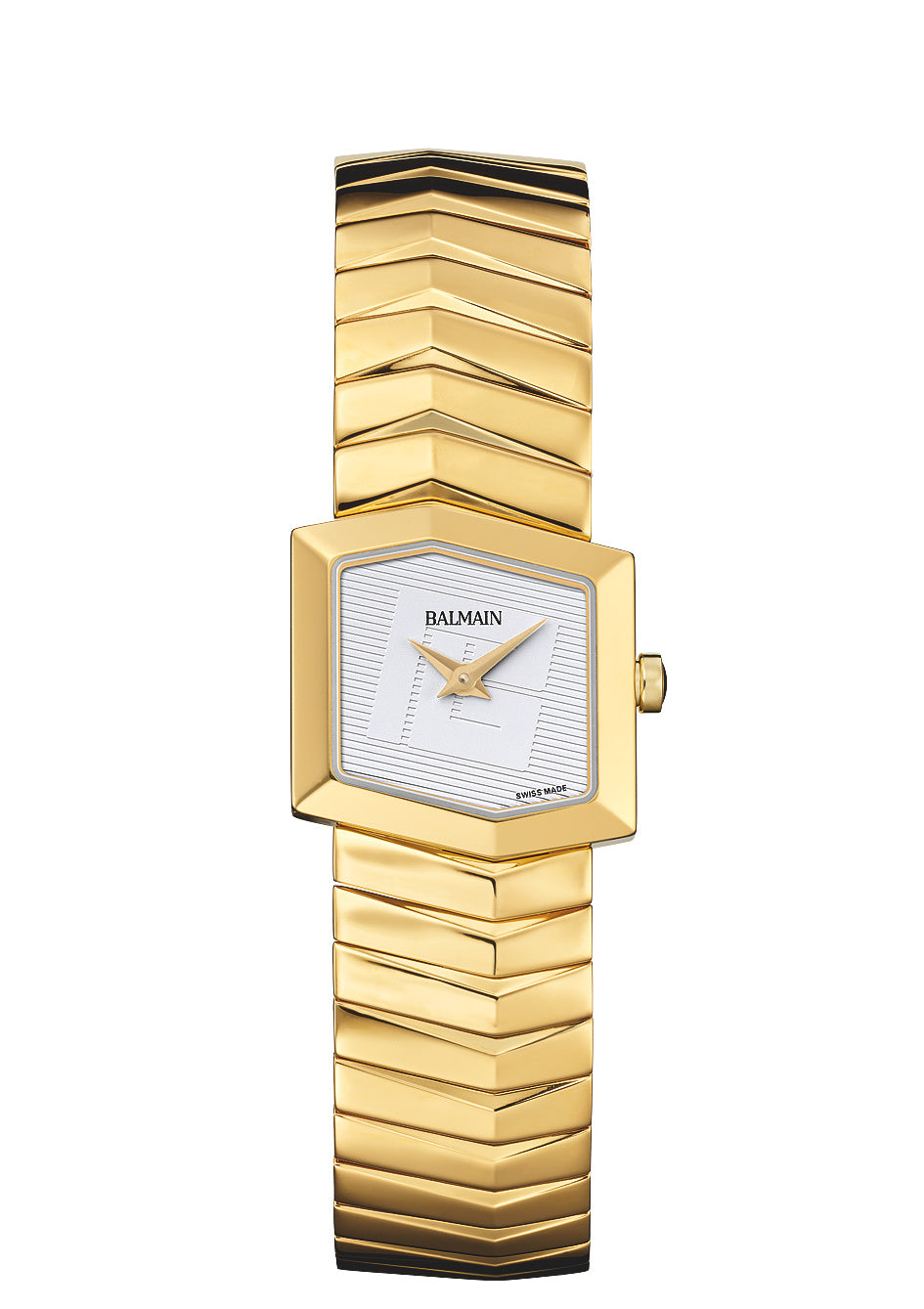 Balmain Taffetas Stainless Steel Gold Women Watch B46503328