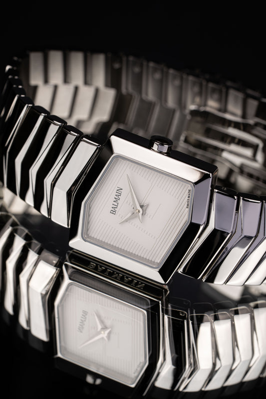 Balmain Taffetas Stainless Steel Grey Women Watch B46513328