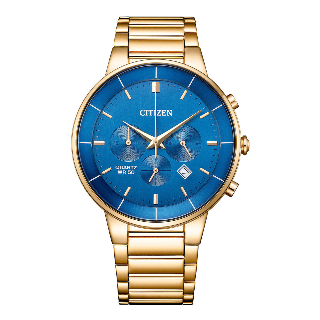 Citizen Quartz Gents Watch Blue Dial AN8223-54L - Main Image