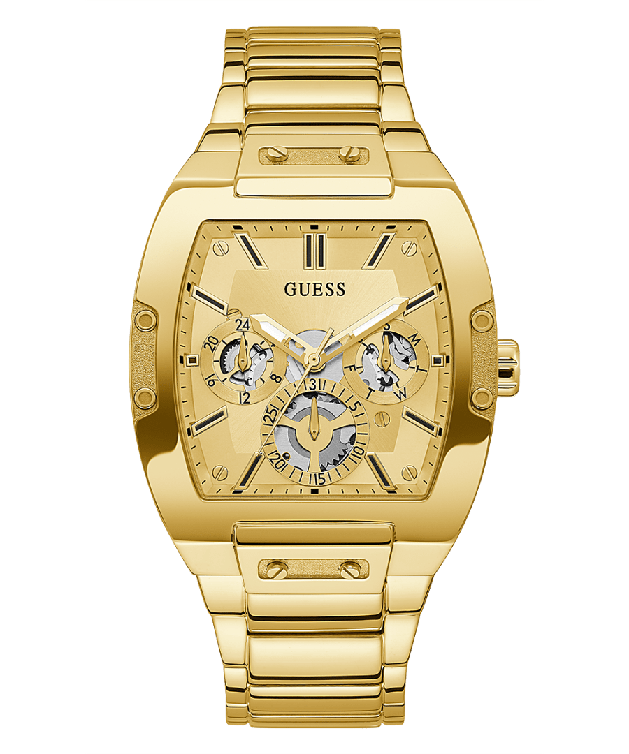 GOLD TONE CASE GOLD TONE STAINLESS STEEL WATCH