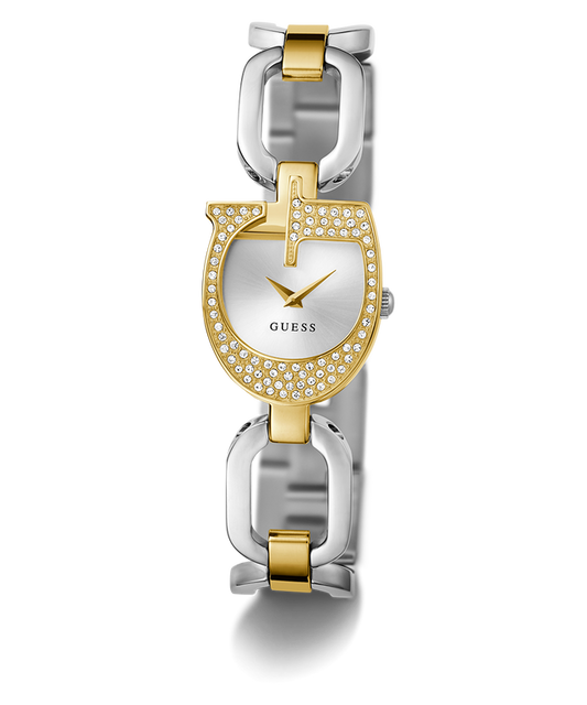 GUESS Ladies 2-Tone Gold Tone Analog Watch