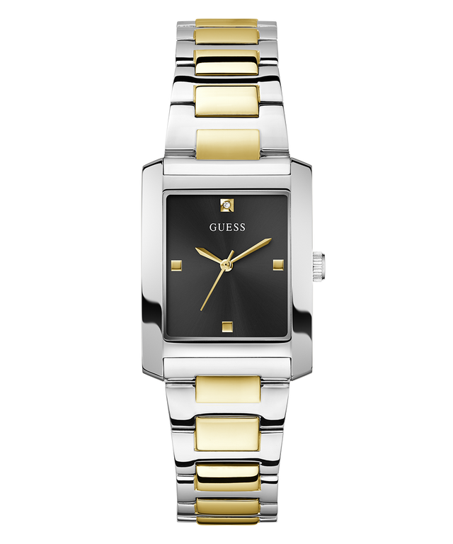 GUESS Ladies 2-Tone Silver Tone Analog Watch