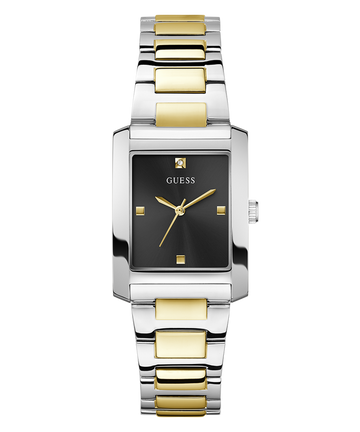GUESS Ladies 2-Tone Silver Tone Analog Watch