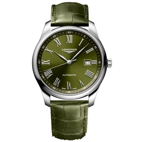 Longines Master Collection Automatic Green Dial Stainless Steel Men's Watch - Kamal Watch Company