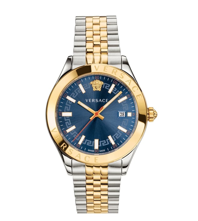 Versace Hellenyium Blue Dial Men'S Watch