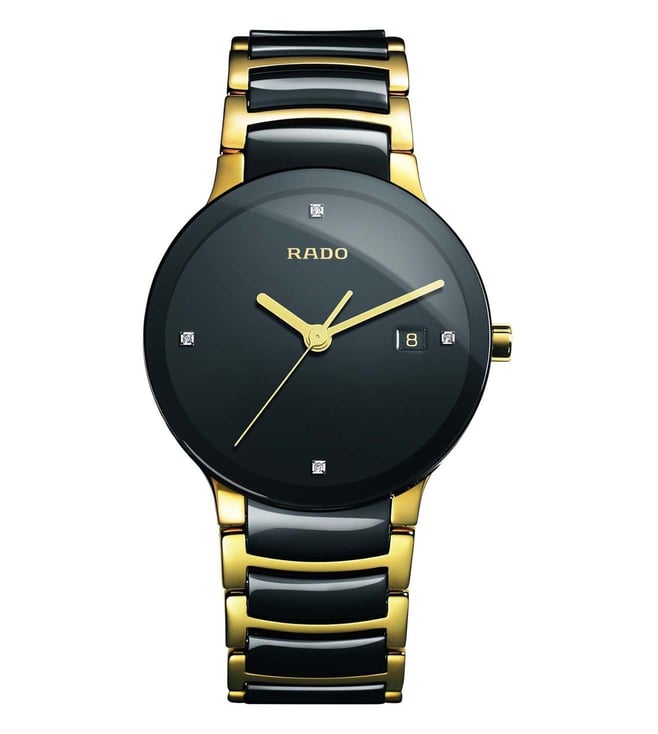 Rado Centrix Diamonds Black Dial Men'S Watch