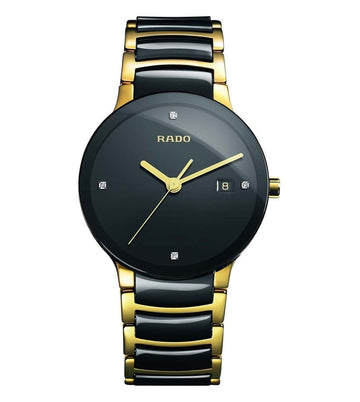 Rado Centrix Diamonds Black Dial Men'S Watch