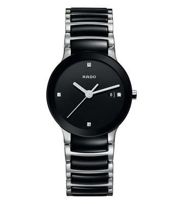 Rado Centrix Quartz Black Dial Women'S Watch
