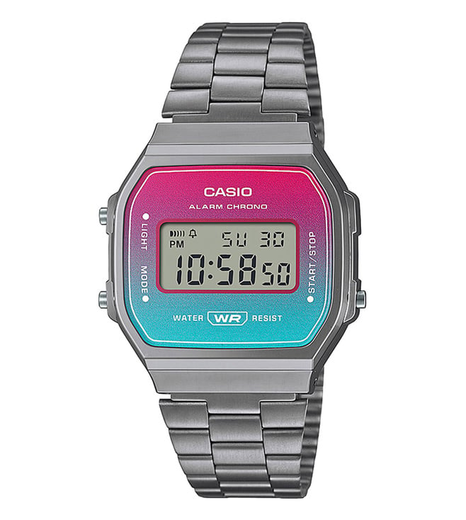 CASIO VINTAGE A168WERB-2ADF A168 Series Chronograph Unisex Watch