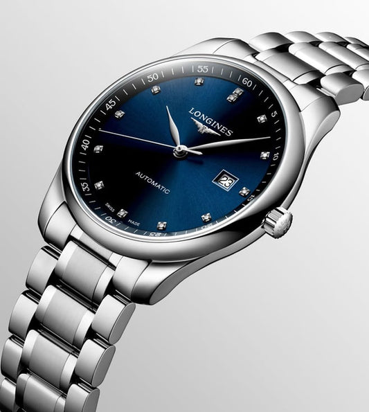 Longines The Longines Master Collection Blue Diamond Dial Watch