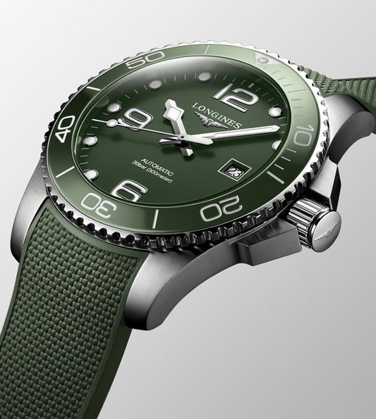 Longines Hydro Conquest Green Dial Stainless Steel Men'S Watch L37824069