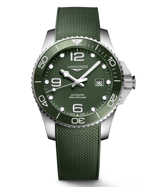 Longines Hydro Conquest Green Dial Stainless Steel Men'S Watch L37824069
