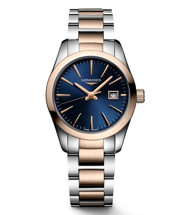 Longines Conquest Classic Quartz Blue Dial Women'S Watch