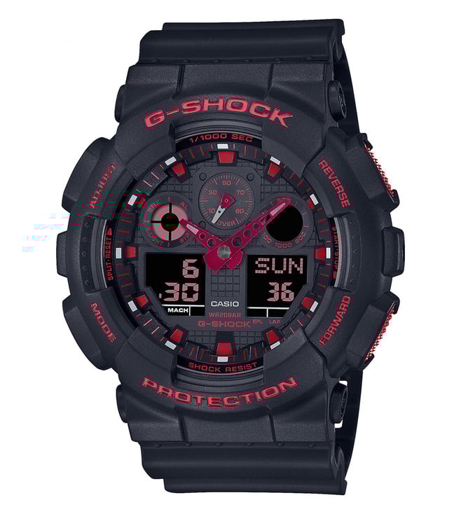 G-SHOCK GA-100BNR-1ADR G1310 Black Analog-Digital Men's Watch