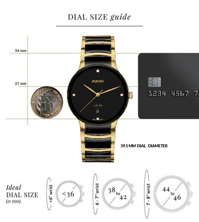 RADO R30022712 Centrix Diamonds Unisex Watch