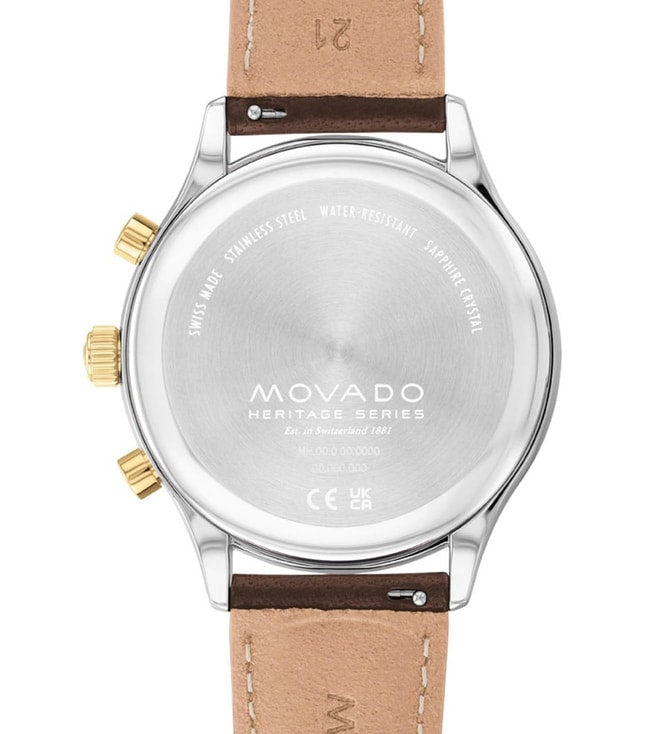 MOVADO 3650162 Heritage Chronograph Watch for Men