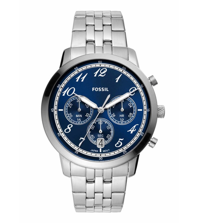 Chronograph Reloj Fossil All Stainless Steel Atm Hombre FOSSIL