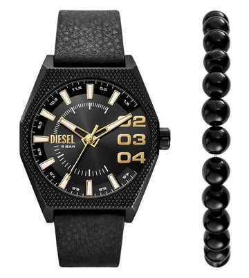 DIESEL DZ2210SET Scraper Analog Watch for Men with Bracelet