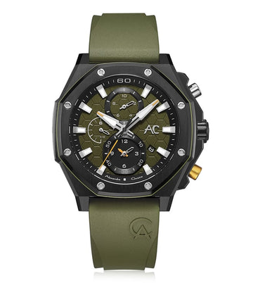 ALEXANDRE CHRISTIE Octagon Chrono Quartz Chronograph Men 45mm 9601GCRIPGNYL