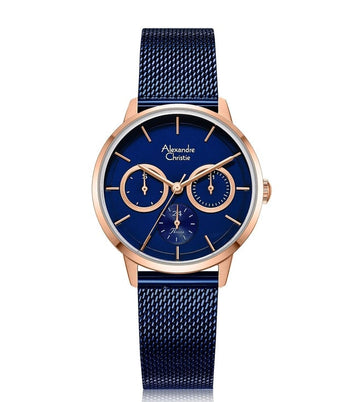 ALEXANDRE CHRISTIE Passion Quartz Multifunction Women 34mm 2682BFBURBU