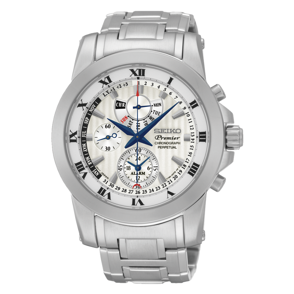 SEIKO Premier Chronograph Perpetual SPC159P1 - Kamal Watch Company
