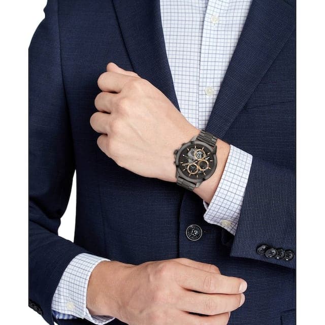 Tommy hilfiger Men Henry Round Grey Watches - Kamal Watch Company
