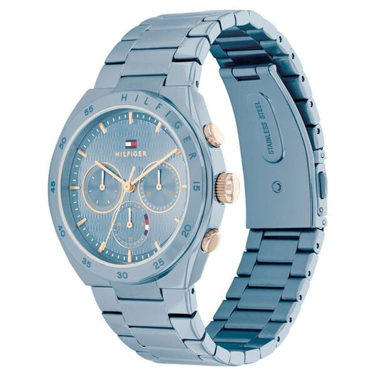 Tommy Hilfiger TH1782576 Quartz Multifunction Blue Dial Stainless Steel Strap Watch for Women