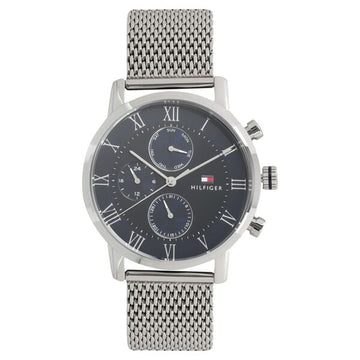 Tommy Hilfiger Quartz Multifunction Blue Dial Metal Strap Watch for Men