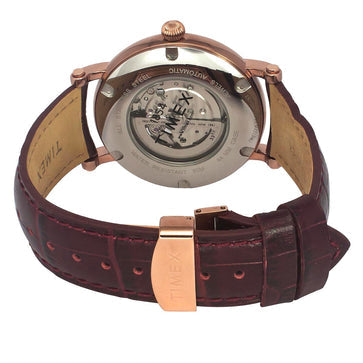 Timex Men Automatic Silver Round Stainless Steel Dial Watch- TWEG16719