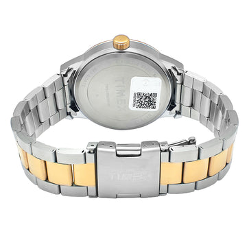 Timex Men Multifunction Beige Round Brass Dial Watch- TWEG19906