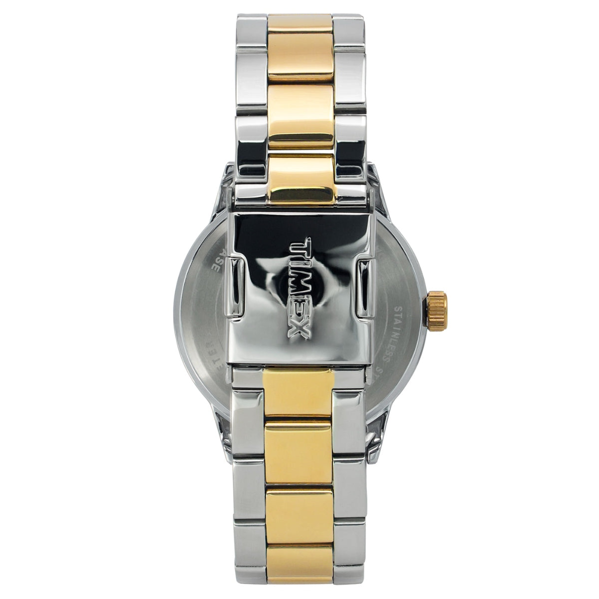 Timex Men Multifunction Black Round Brass Dial Watch- TWEG19907