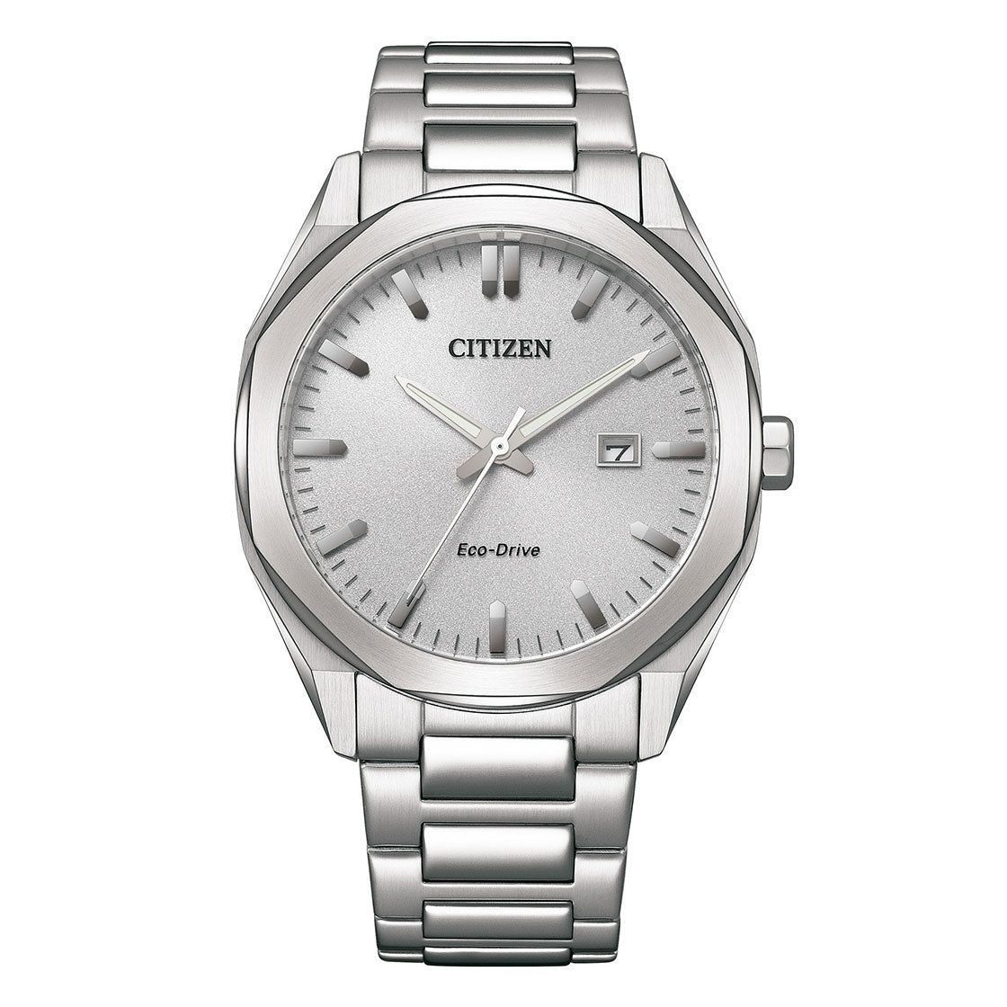CITIZEN ECO-DRIVE GENTS WATCH SILVER DIAL BM7600-81A