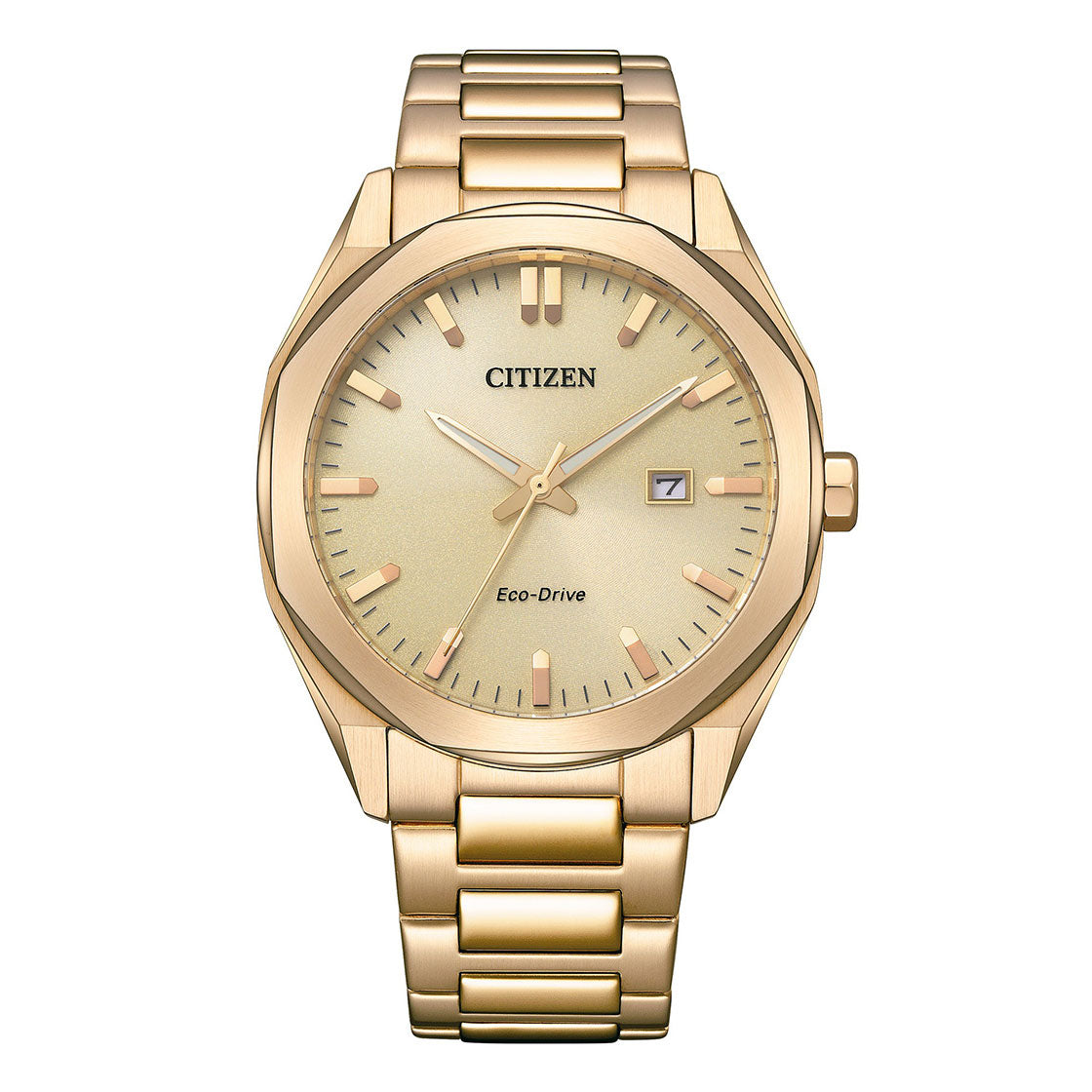 CITIZEN ECO-DRIVE GENTS WATCH CHAMPAGNE DIAL - BM7603-82P - Kamal Watch Company