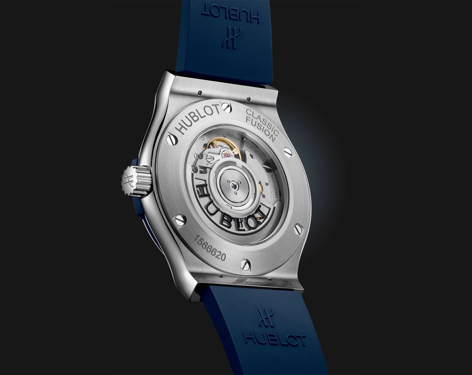 HUBLOT Classic Fusion Titanium Blue 542.NX.7170.RX - Kamal Watch Company