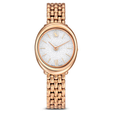 Imber watch Swiss Made, Metal bracelet, Gold tone, Rose gold-tone finish